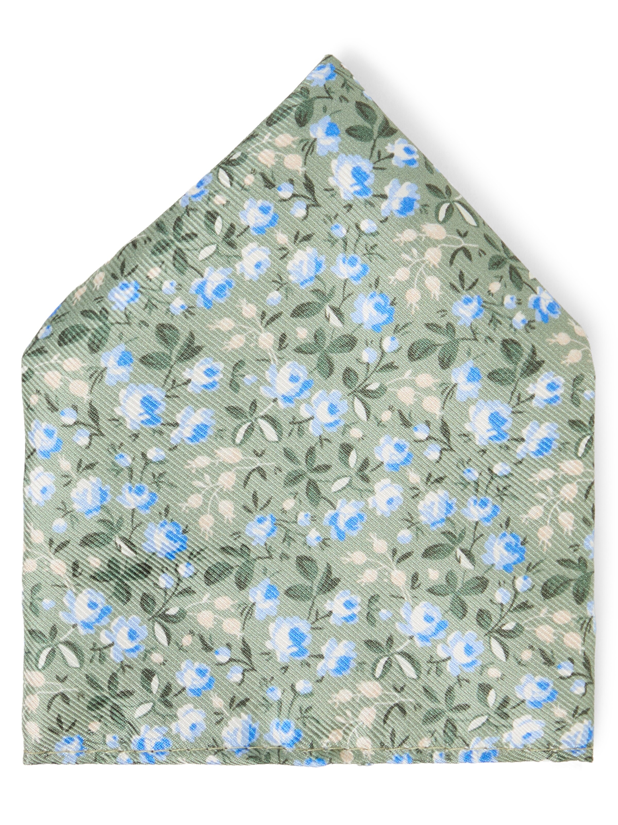 Finshley & Harding London Fliege und Einstecktuch ' ' in Grün