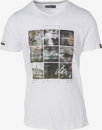 KOROSHI T-Shirt in Weiß: predná strana