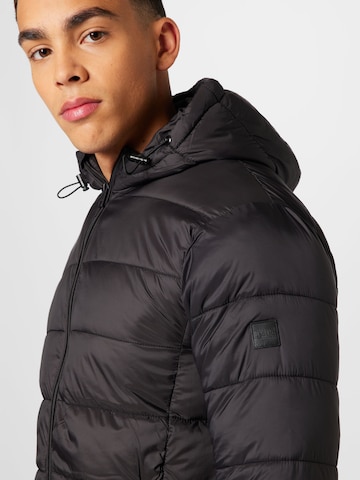 !Solid Winter Jacket in Black