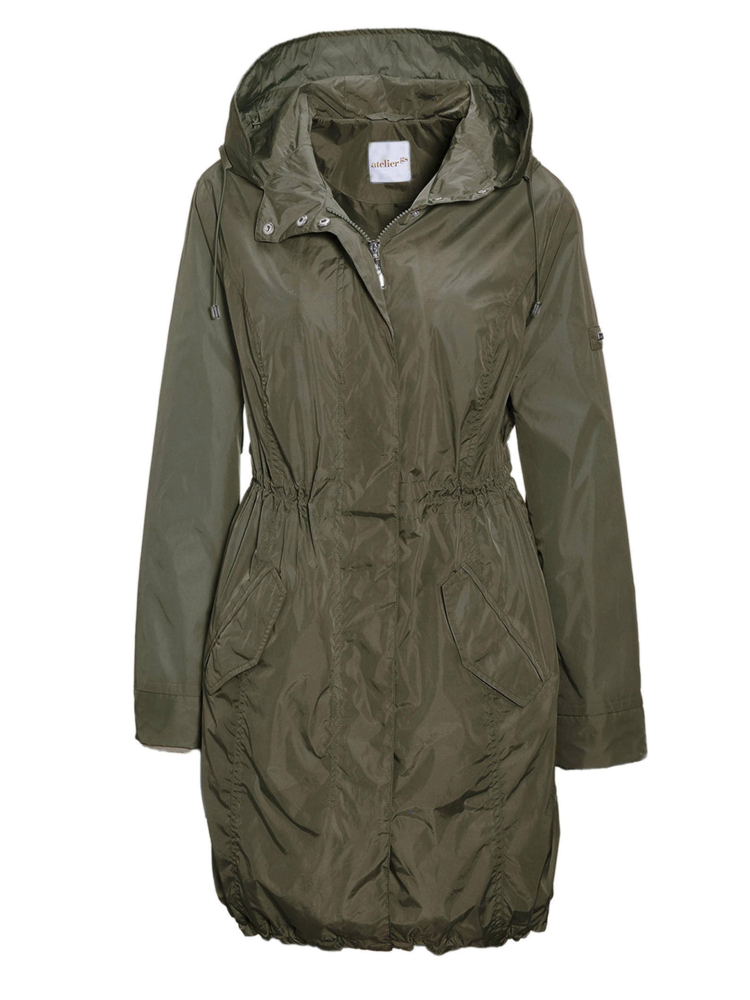 Goldner Between-seasons parka in Green: front