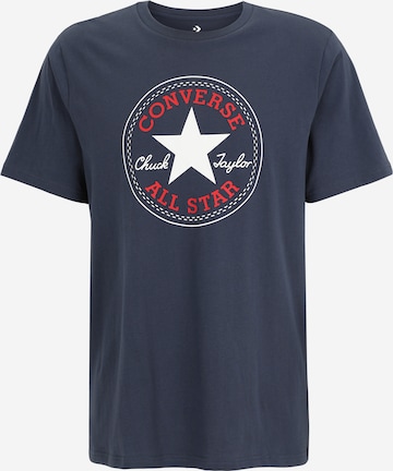 CONVERSE Футболка 'ARCH' в Синий: спереди