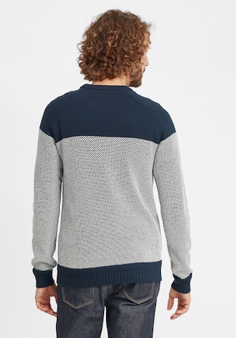 !Solid Strickpullover 'Rapel' in Blau