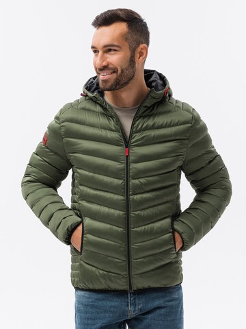 Veste mi-saison 'C368' Ombre en vert : devant