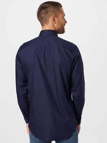 Coupe slim Chemise 'Ethan' SELECTED HOMME en bleu