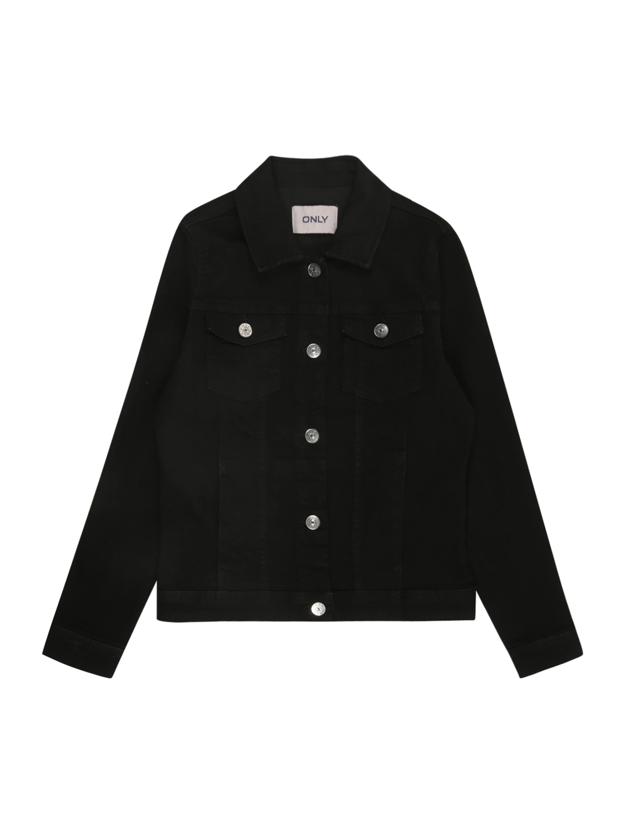 ONLY GIRLS Φθινοπωρινό και ανοιξιάτικο μπουφάν 'KOGSara' σε μαύρο: μπροστά