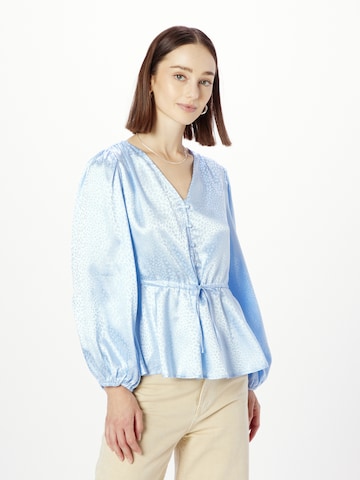 A-VIEW Blouse 'Luna' in Blauw: voorkant