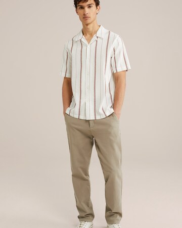 Coupe regular Chemise WE Fashion en blanc