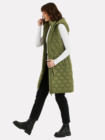 Gilet 'Crush' Threadbare en vert