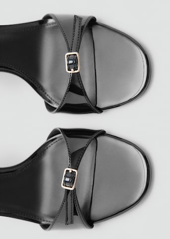 MANGO Sandal in Black