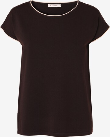 T-shirt 'ESTE' TATUUM en marron : devant