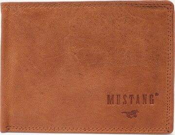 MUSTANG Wallet in Brown: front