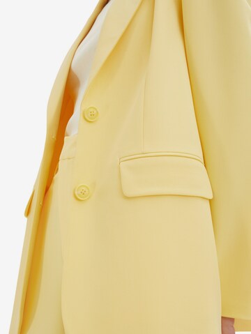 TOM TAILOR DENIM Blazer in Yellow