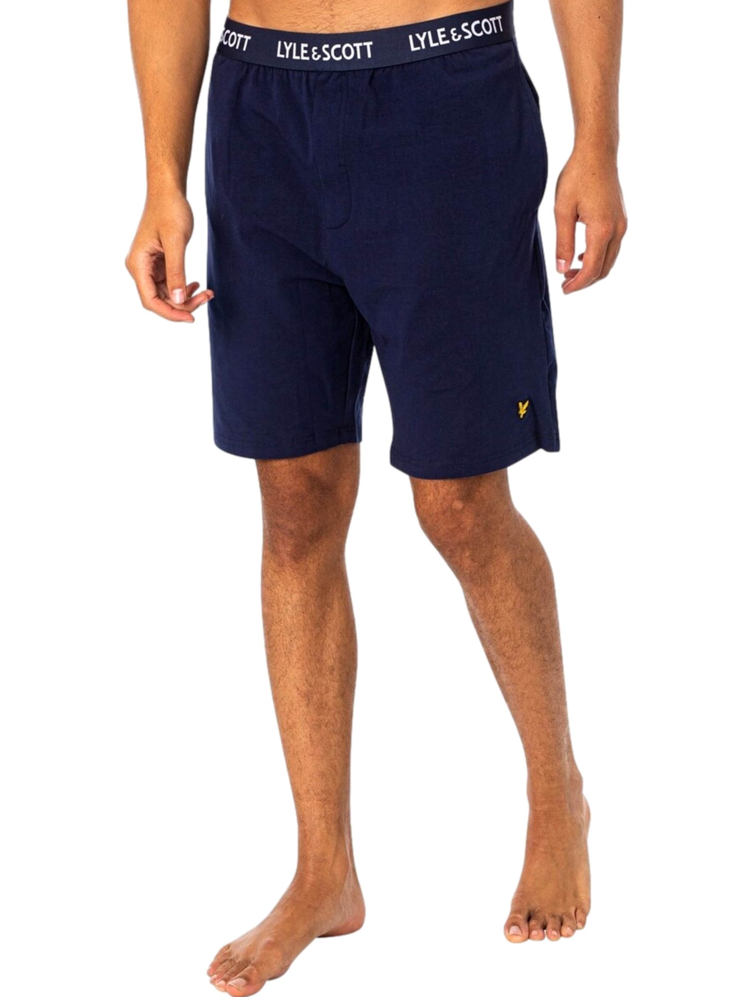 Pyjama court 'Charlie' Lyle & Scott en gris