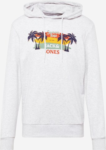 JACK & JONES Sweatshirt 'SUMMER VIBE' in White: front