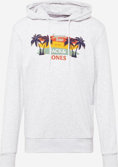 JACK & JONES Sweatshirt 'SUMMER VIBE' i marinblå / gul / orange / vit, Produktvy