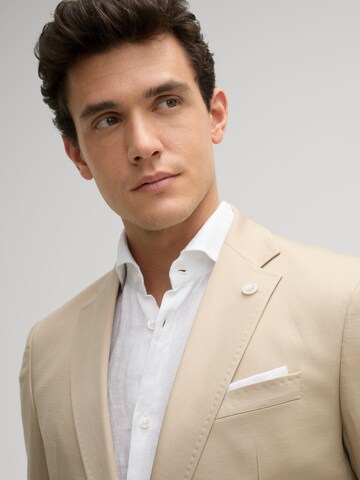 JOOP! Slim Fit Sakko 'Hoverest' in Beige