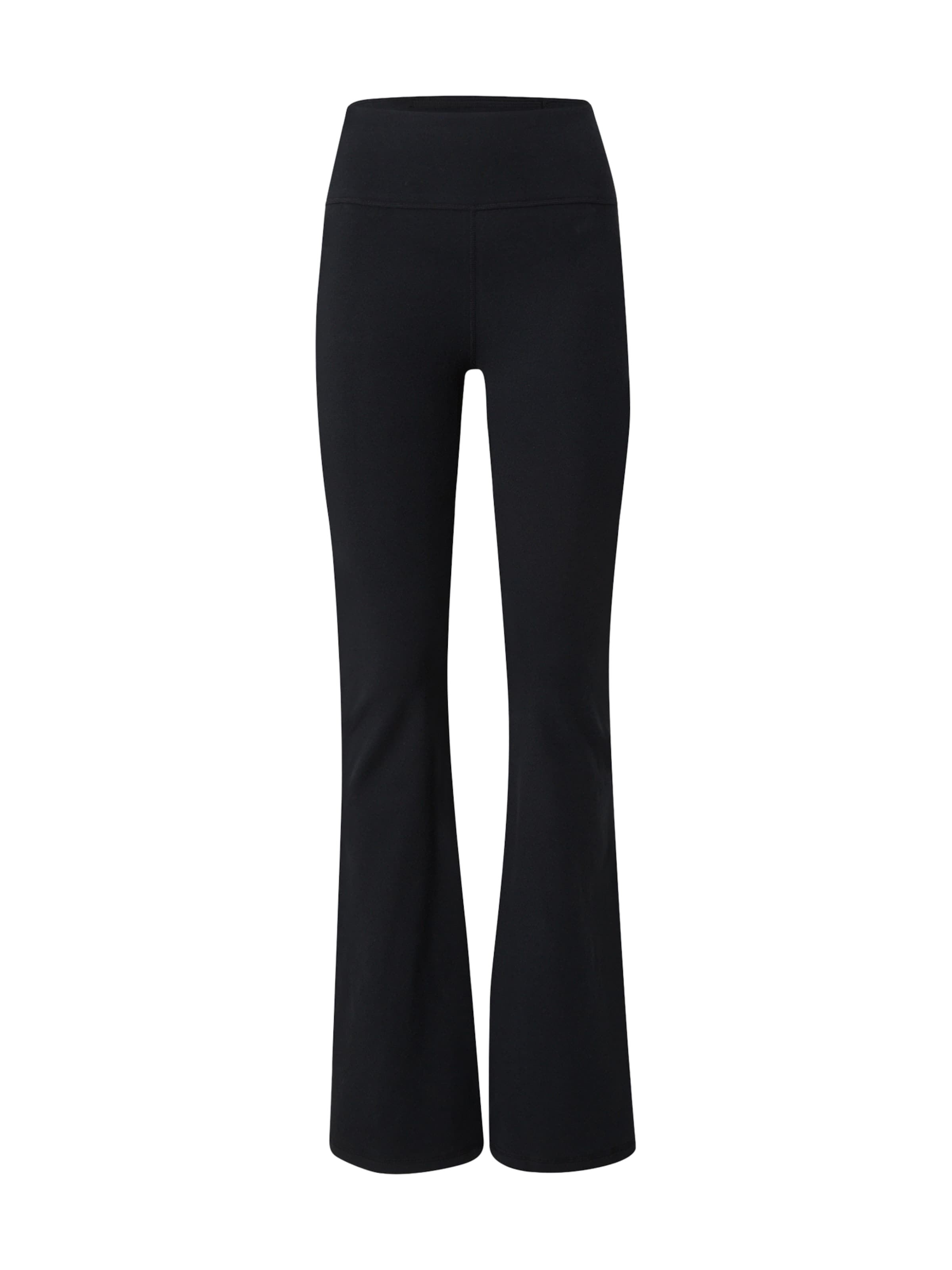 CONVERSE Расклешенный Леггинсы в Черный: спереди