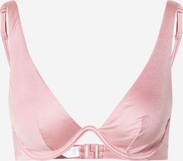 Hunkemöller Triangle Bikini Top 'Lais up' in Pink: front