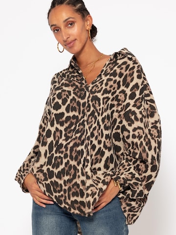 SASSYCLASSY Bluse in Braun
