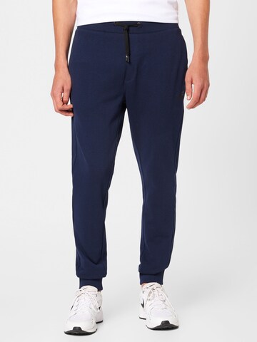 4F Tapered Workout Pants in Blue: front