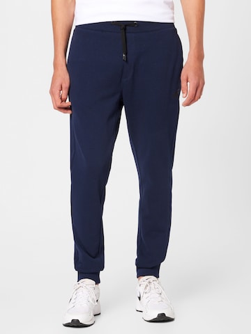 4F - Tapered Pantalón deportivo en azul: frente