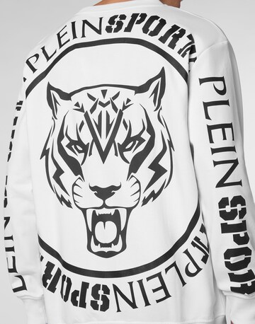 Plein Sport - Sudadera 'Carbon Tiger' en blanco