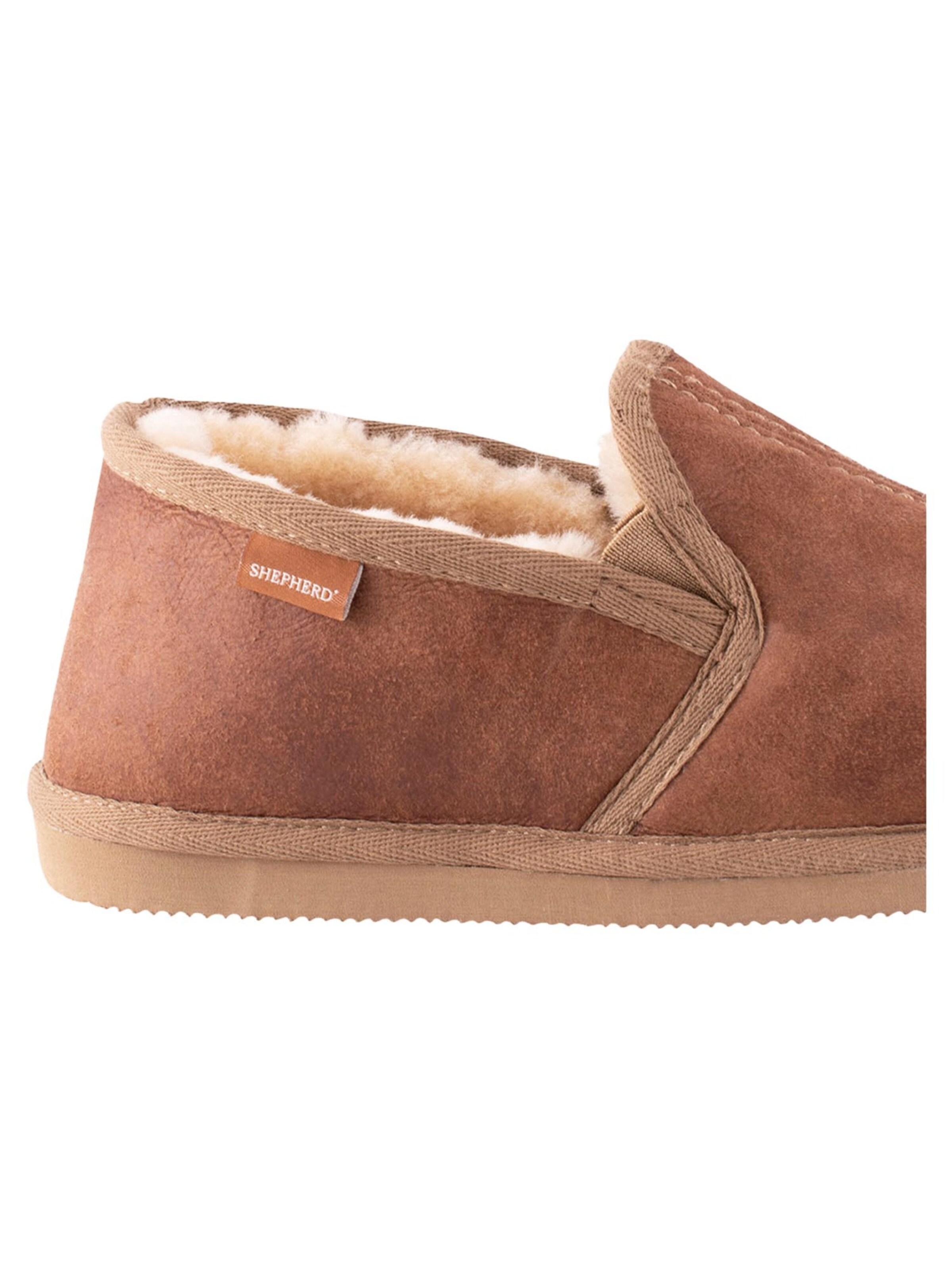 SHEPHERD Slippers 'Bosse' in Brown