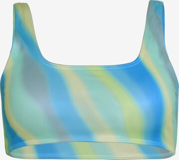 OW CollectionBustier Bikini gornji dio 'HANNA' - plava boja: prednji dio