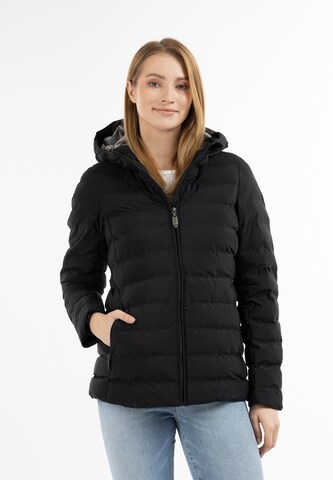 usha BLUE LABEL Winterjas in Zwart: voorkant