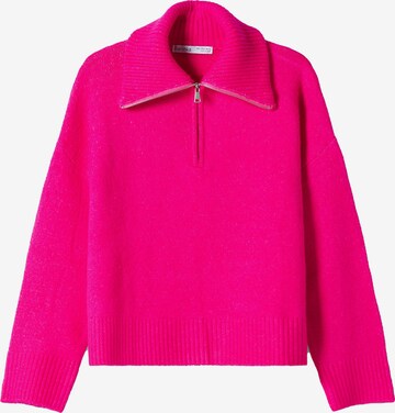 Pull-over Bershka en rose : devant