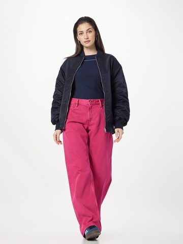 G-STAR Wide Leg Jeans 'Judee' in Pink