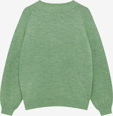 Pulover de la Pull&Bear pe verde: față