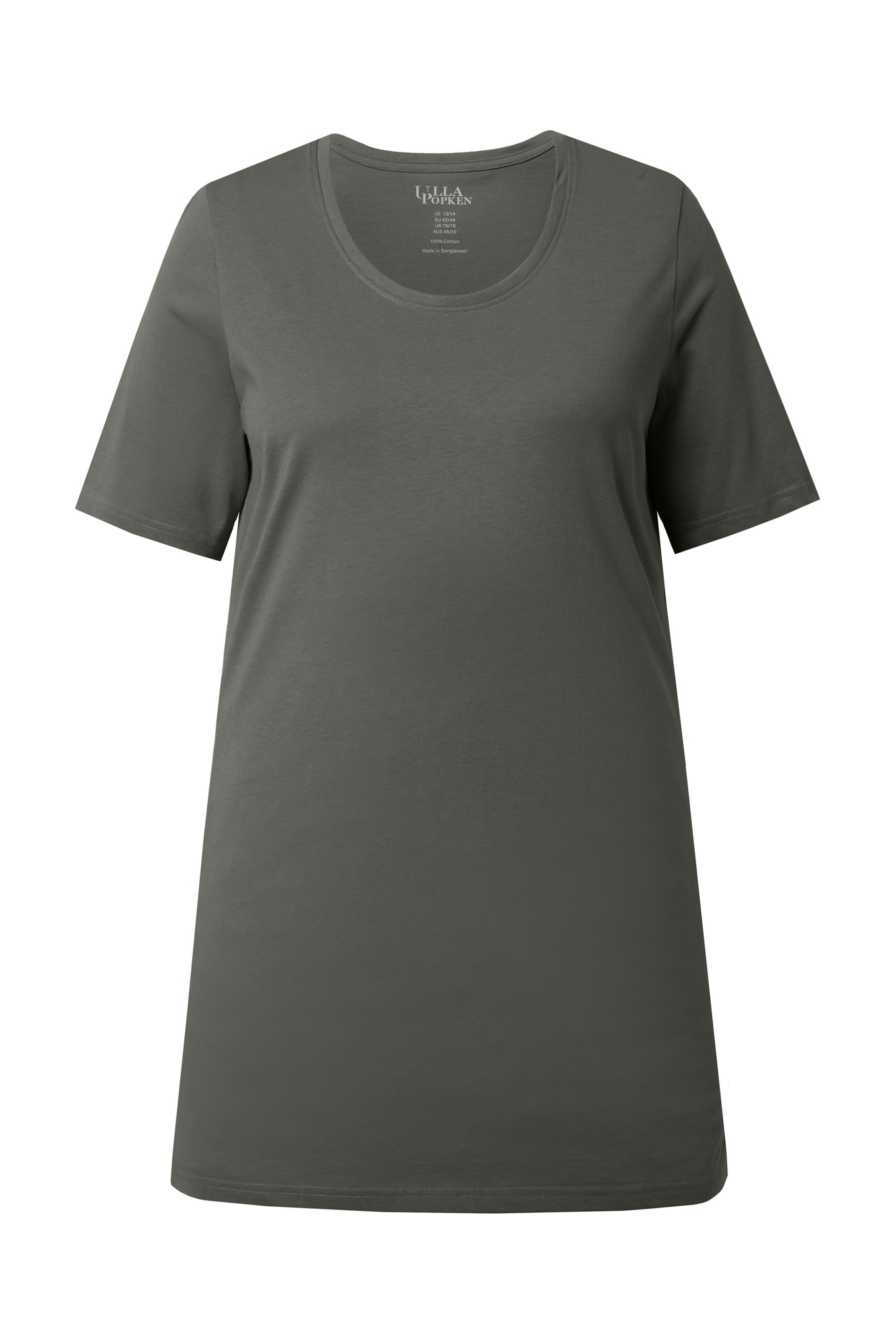Ulla Popken Shirt in Grau: Vorderseite
