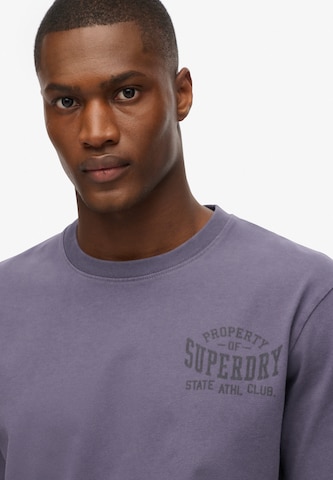 T-Shirt 'Athletic Essential' Superdry en bleu