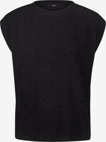 T-shirt zero en noir : devant