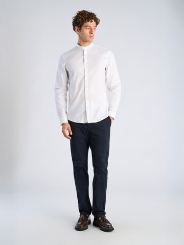 Regular fit Camicia di Lindbergh in bianco