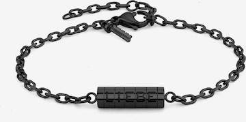 Liebeskind Berlin Armband in Schwarz: Vorderseite