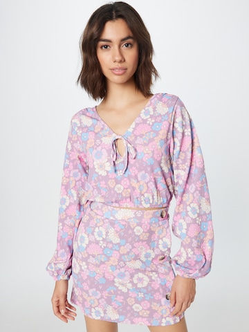 Nasty Gal Blouse in Lila: voorkant