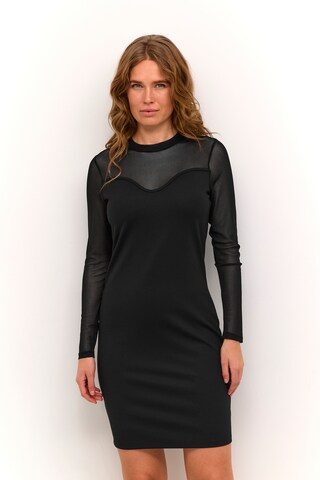 Robe de cocktail CULTURE en noir : devant