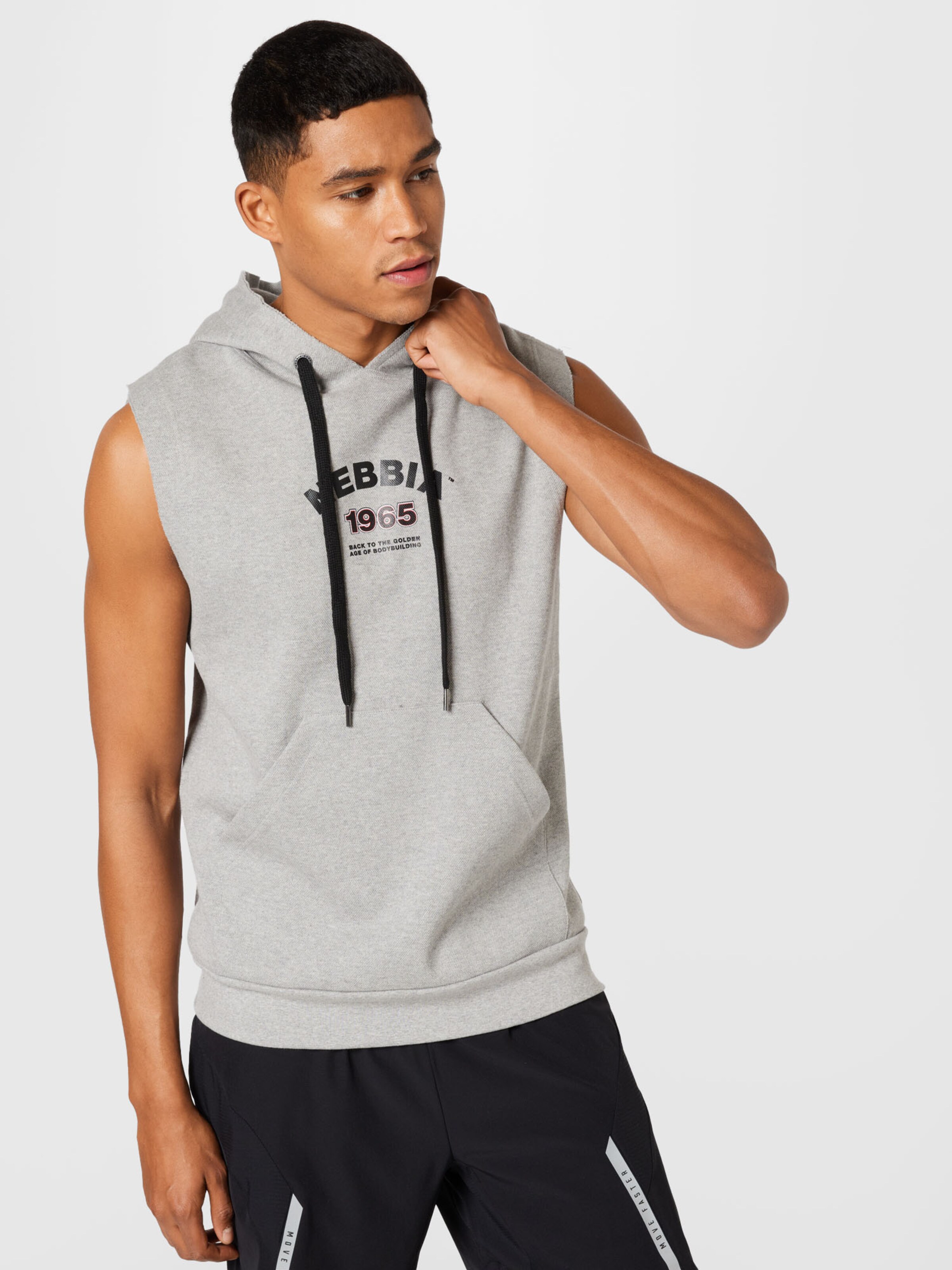 Männer Sportarten NEBBIA Sweatshirt 'Golden Era' in Grau - RC79864 Männer Sportarten NEBBIA Sweatshirt 'Golden Era' in Grau - RC79864