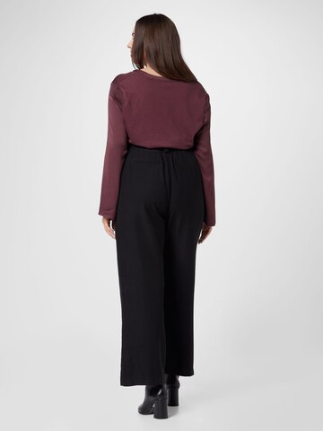 Wide Leg Pantalon ONLY Carmakoma en noir