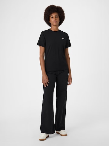 FILA Shirt 'LIGNANO tee'‌‌‌ in Schwarz