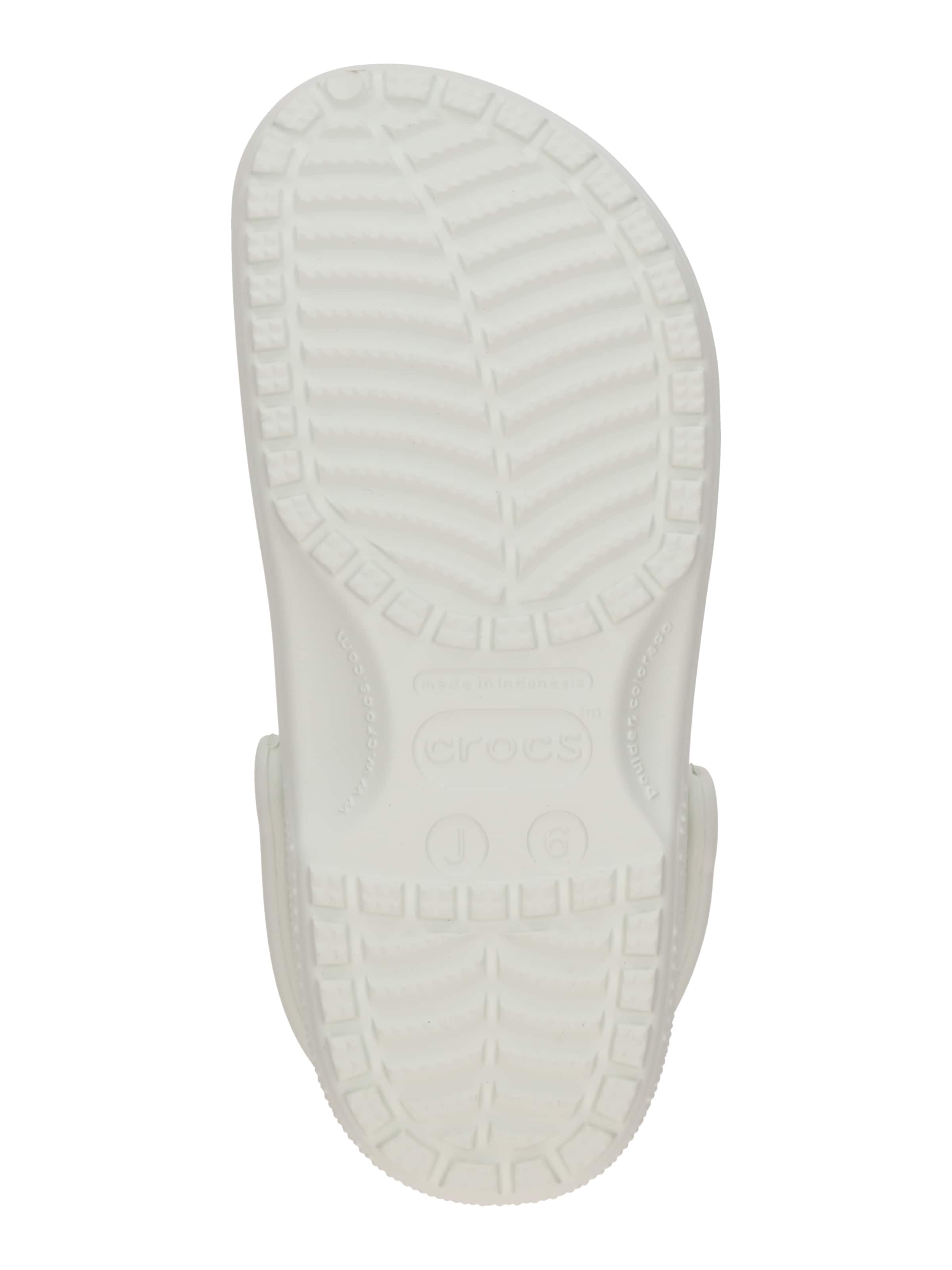 balta Crocs Atviri batai 'Classic'