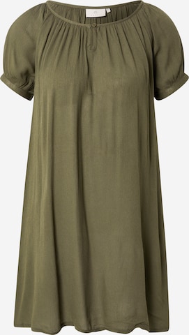 Kaffe Dress 'Amber' in Green: front