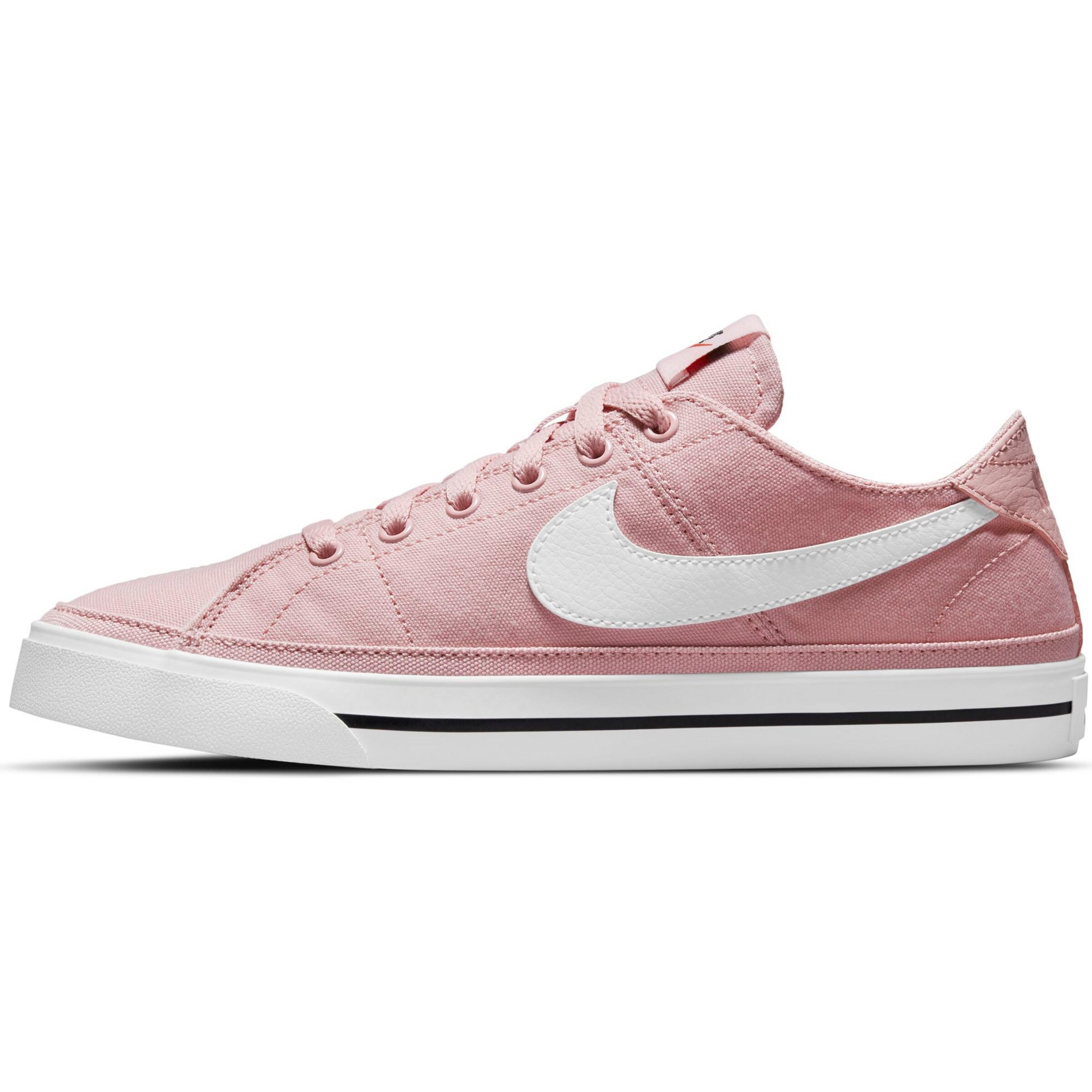 nike court legacy white and pink
