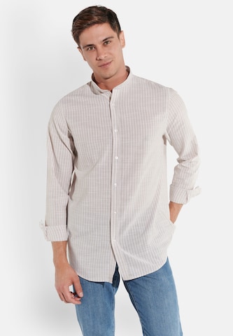 Steffen Klein Regular fit Button Up Shirt in Beige