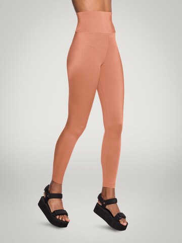 Skinny Leggings Wolford en marron : devant