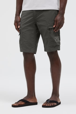 CMPD Regular Cargo Shorts aus Ripstop-Nylon in Grau: Vorderseite