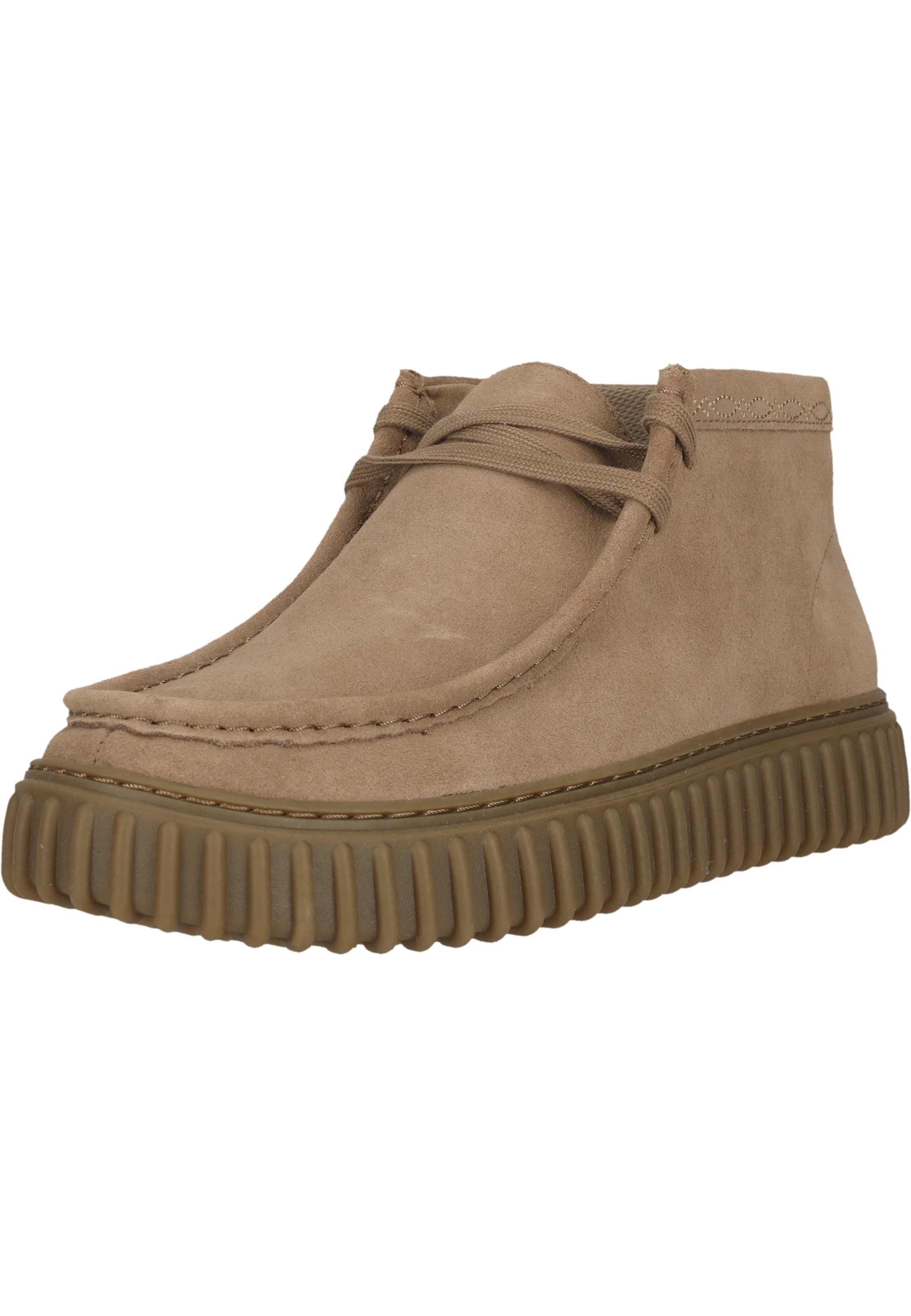 CLARKS Lace-up boots 'Torhill High' in Brown: front