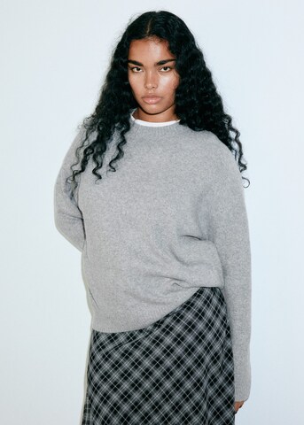 MANGO Sweater 'MARIANO' in Grey: front